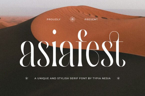 Asiafest: A Serif Font That Elevates Real Branding Work
