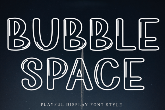 Bubble Space: A Warm, Playful Display Font That Feels Handmade—Not Hand-Drawn