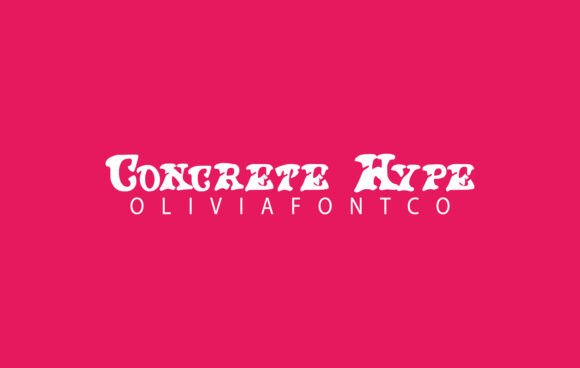 Concrete Hype: A Handwritten Display Font That Feels Human