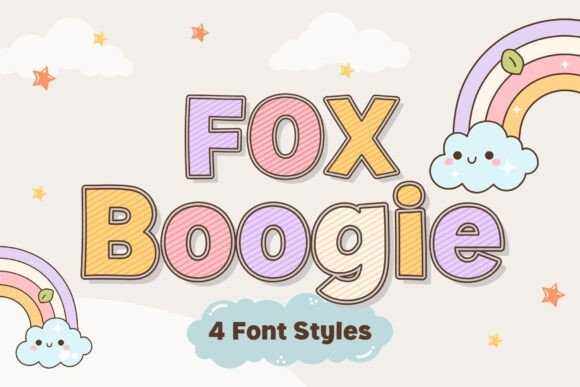 Fox Boogie: A Display Font That Feels Like Sunshine