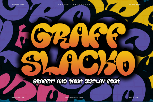 Graff Slacko: A Bold Display Font for Memorable Branding