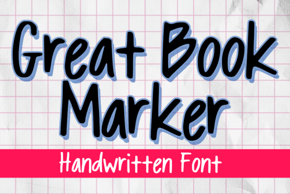 Great Book Marker: A Display Font That Feels Like Hand-Drawn Charm