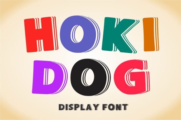 Hoki Dog: A Friendly Display Font for Digital Branding