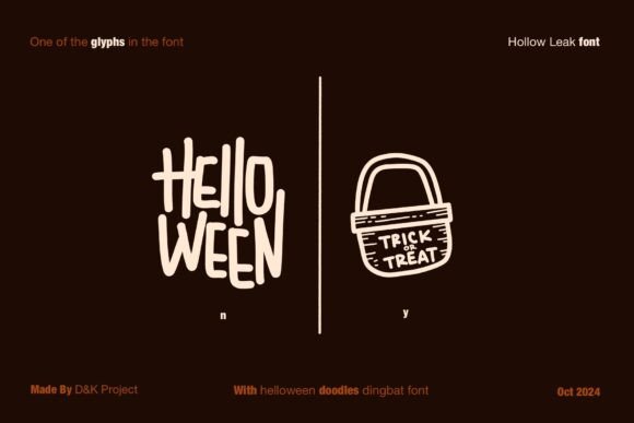 Hollow Leak: A Bold Caps Display Font for Editorial Impact