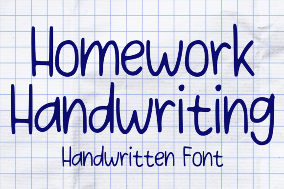 Homework Handwriting: A Warm, Versatile Display Font for Real Branding Work