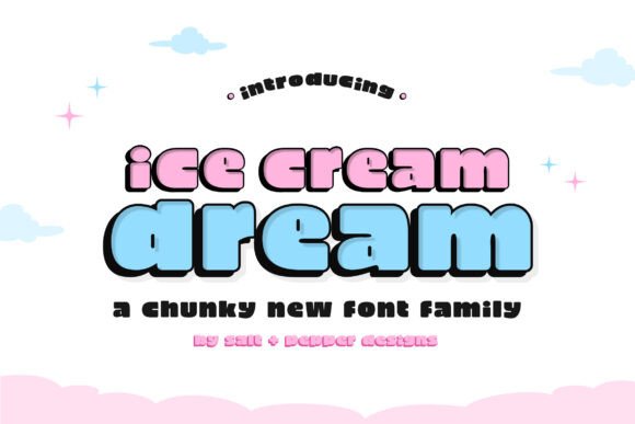 Ice Cream Dream: A Playful Display Font That Makes Your Brand Feel Like Home