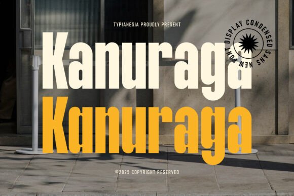 Kanuraga: A Confident Sans Serif Display Font for Editorial Clarity