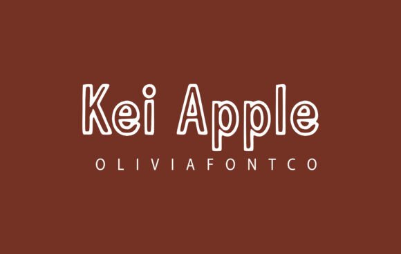Kei Apple: A Handwritten Display Font That Feels Human