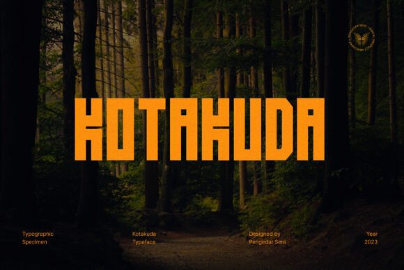 Kotakuda: A Bold Display Typeface for Impactful Web Design