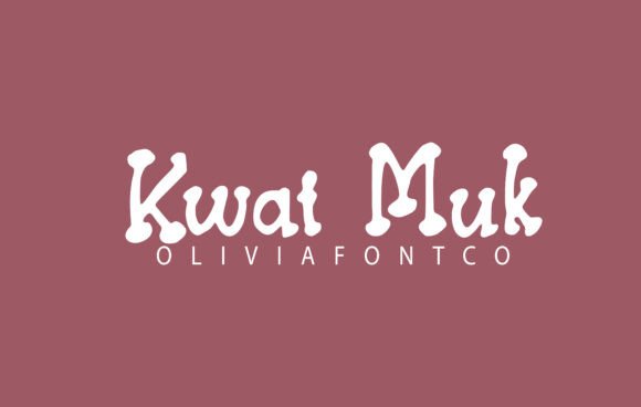 Kwai Muk: A Handwritten Display Font with Romantic Charm