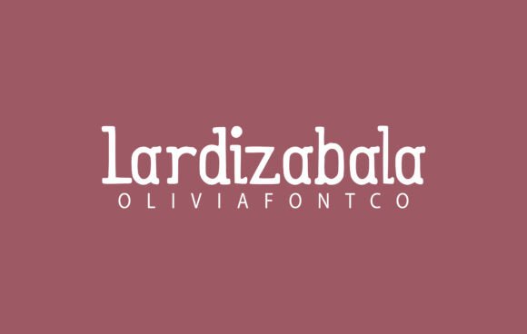 Lardizabala: A Handwritten Display Font with Romantic Warmth