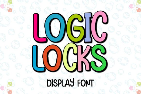 Logic Locks: A Display Font That Feels Like a Smile