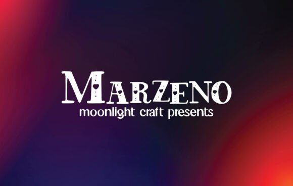 Marzeno: A Display Font That Earns Its Space