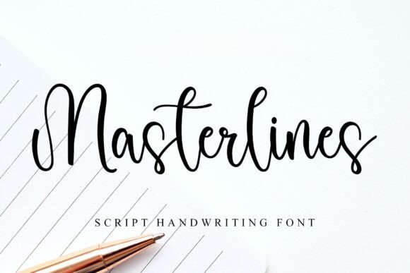 Masterlines: A Heart-Connected Script Font That Makes Campaigns Feel Personal