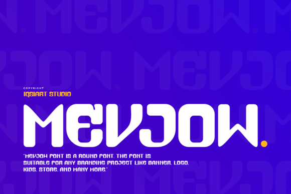 Mevjow: A Rounded Sans Serif That Feels Like a Warm Welcome