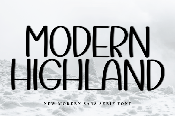 Modern Highland: A Friendly, Bold Font for Real Small Businesses