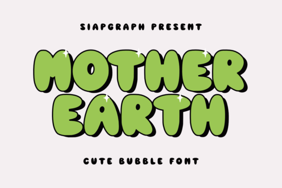 Mother Earth Font: A Playful, Eco-Charming Display Typeface for Scroll-Stopping Campaigns