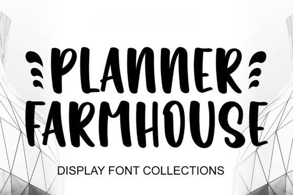 Planner Farmhouse: A Warm, Modern Handwritten Display Font