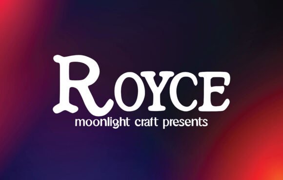Royce: A Handwritten Display Font with Editorial Warmth