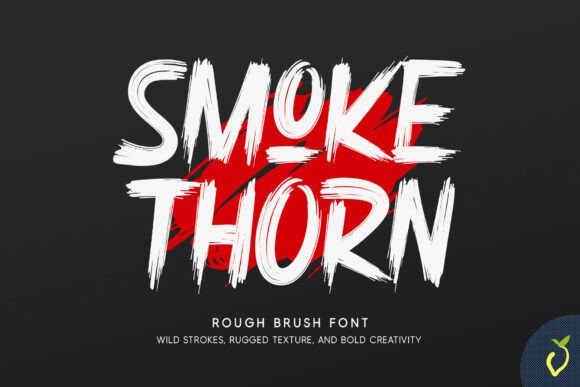 Smoke Thorn: A Bold Display Font for Editorial Impact