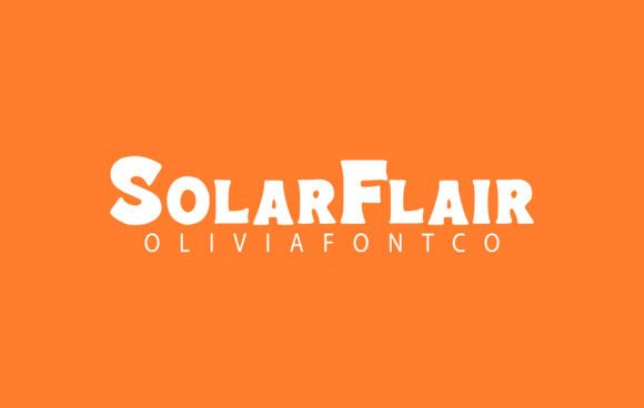 Solarflair: A Bold, Warm Display Font Worth Trusting