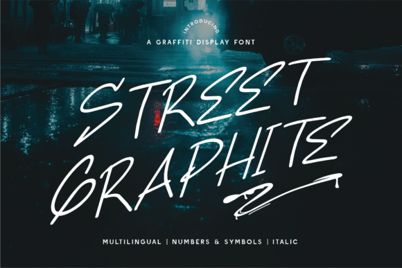 Street Graphite: A Bold Graffiti Display Font for Real Branding