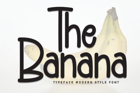 The Banana: A Handwritten Display Font That Stops Scrollers