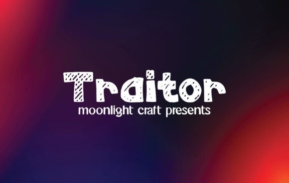 Traitor: A Handwritten Font That Feels Like a Thoughtful Pause