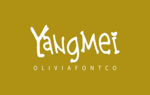 Yangmei: A Handwritten Display Font for Editorial Warmth