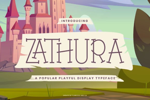 Zathura: A Cheerful Display Font for Editorial Playfulness